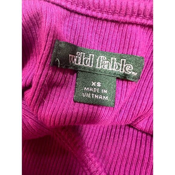 WILD FABEL FUSCIA SPHAGHETTI STRAP SUNDRESS SIZE XS - Picture 4 of 4